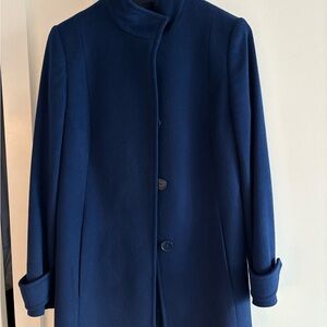 Elegant Belted Wool Coat for Women